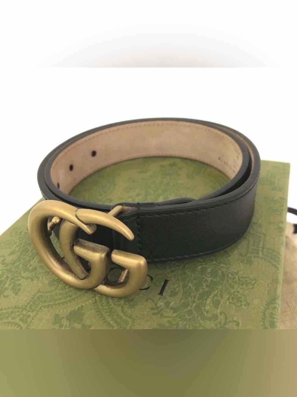 Gucci Double G Buckle Marmont Belt